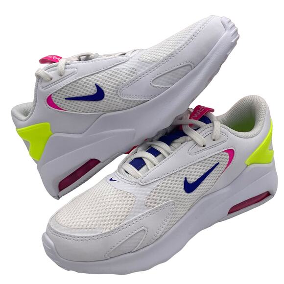 Nike Air Max Excee Sneakers Women’s Size 6 White Neon DD2975-100 Running Shoes - Picture 1 of 8
